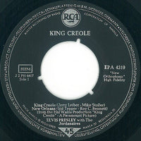 Elvis Presley : King Creole (7", EP, RP)