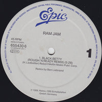 Ram Jam : Black Betty (Remix) (12", Maxi)