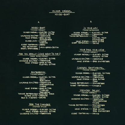 Volker Kriegel : House-Boat (LP, Album, Gat)