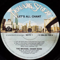 The Michael Zager Band : Let's All Chant (LP, Album)