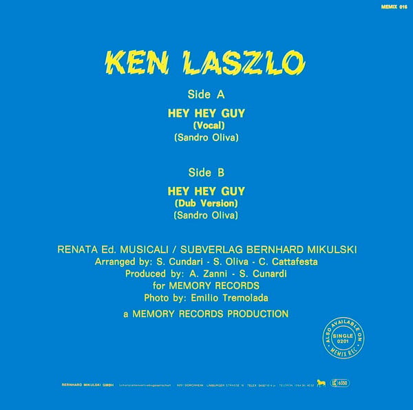 Ken Laszlo : Hey Hey Guy (12", Maxi)