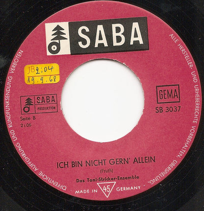 Toni Stricker : Das Alte Lied (7", Single)