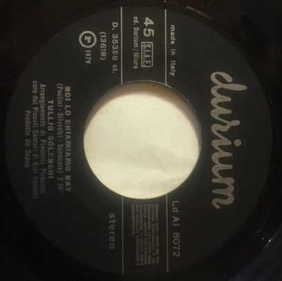 Tullio Solenghi : L'Ispettore Cocker (7")