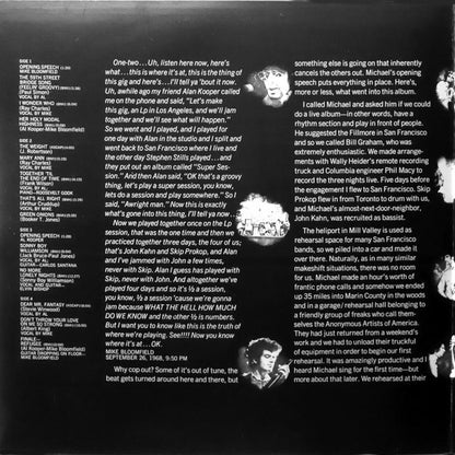 Mike Bloomfield And Al Kooper : The Live Adventures Of Mike Bloomfield And Al Kooper (2xLP, Album)
