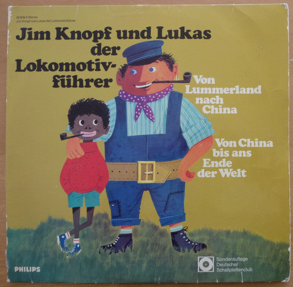 Michael Ende : Jim Knopf Und Lukas Der Lokomotivführer - Von Lummerland Nach China / Von China Bis Ans Ende Der Welt  (2xLP, RE, Gat)