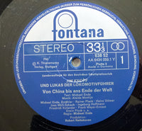 Michael Ende : Jim Knopf Und Lukas Der Lokomotivführer - Von Lummerland Nach China / Von China Bis Ans Ende Der Welt  (2xLP, RE, Gat)