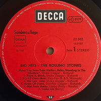 The Rolling Stones : Big Hits (High Tide And Green Grass) (LP, Comp, Club, RE)