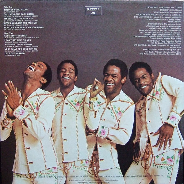 Al Green : Greatest Hits (LP, Comp, M/Print)