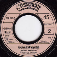 Michael Sembello : Maniac (7", Single)