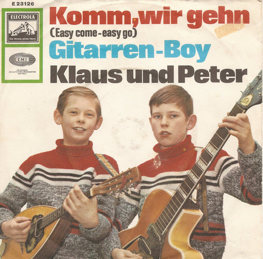 Klaus und Peter : Komm, Wir Gehen / Gitarren-Boy (7", Single)