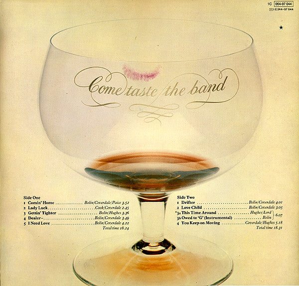 Deep Purple : Come Taste The Band (LP, Album, RE, Gat)