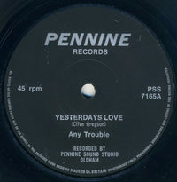Any Trouble : Yesterdays Love (7", Single)