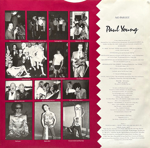 Paul Young : No Parlez (LP, Album, Sun)