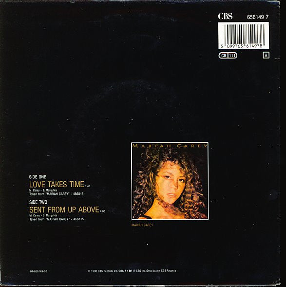 Mariah Carey : Love Takes Time (7", Single)