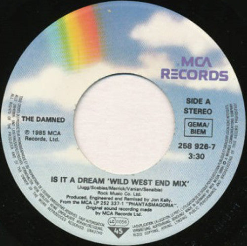 The Damned : Is It A Dream (7", Single)