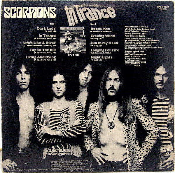 Scorpions : In Trance (LP, Album, Unc)