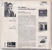 Art Blakey & The Jazz Messengers : Blues March (7", Mono)