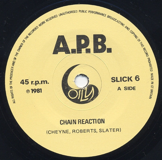 Apb (2) : Chain Reaction (7", Single)
