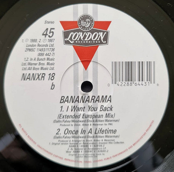 Bananarama : Nathan Jones (Remix) (12")