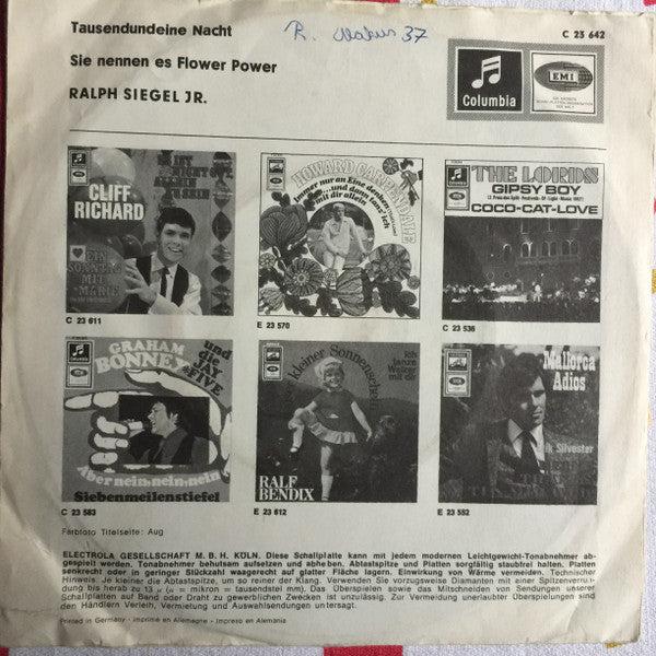 Ralph Siegel : Sie Nennen Es Flower Power (7")