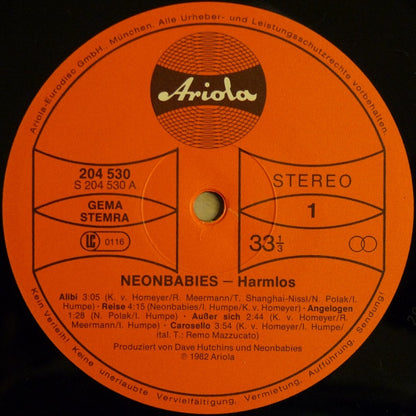 Neonbabies : Harmlos (LP, Album)