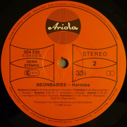 Neonbabies : Harmlos (LP, Album)