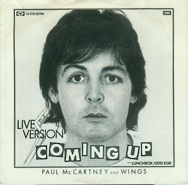 Paul McCartney : Coming Up (7", Single)