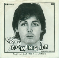 Paul McCartney : Coming Up (7", Single)