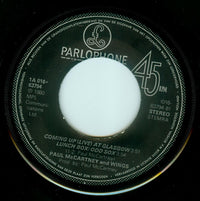 Paul McCartney : Coming Up (7", Single)