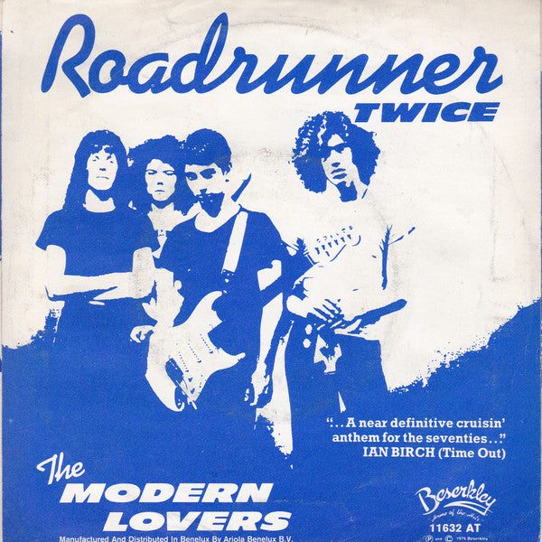 Jonathan Richman / The Modern Lovers : Roadrunner (7", Single)