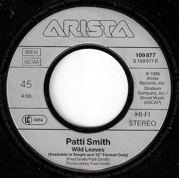 Patti Smith : People Have The Power (7", Single)