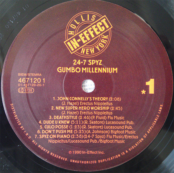 24-7 Spyz : Gumbo Millennium (LP, Album)