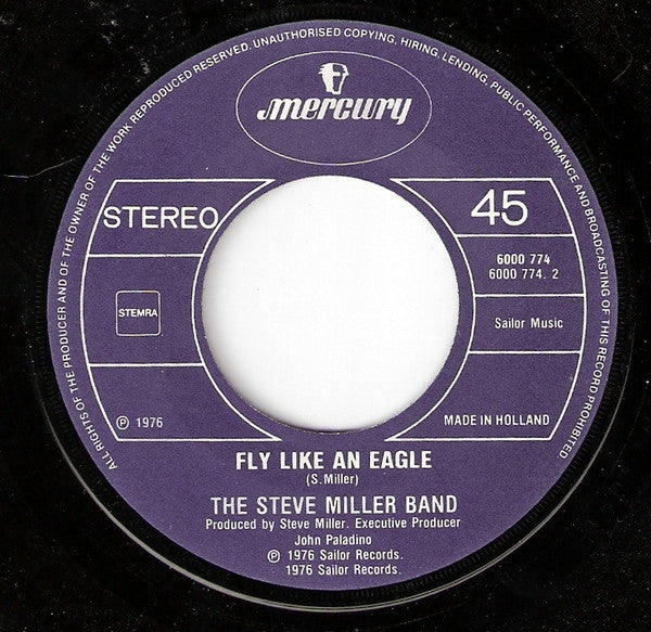 The Steve Miller Band* : Macho City (7", Single)