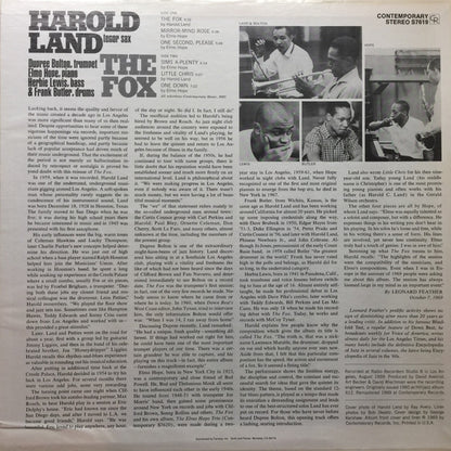 Harold Land : The Fox (LP, Album, RE)