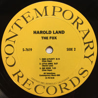 Harold Land : The Fox (LP, Album, RE)