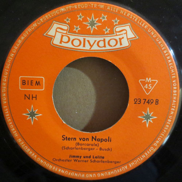 Jimmy Und Lolita : Te Quiero / Stern Von Napoli (7", Single, Mono)