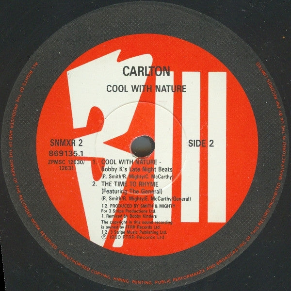 Carlton : Cool With Nature (Remix) (12")