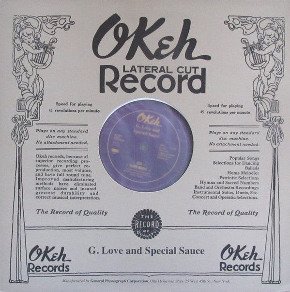 G. Love And Special Sauce* : Blues Music (12")