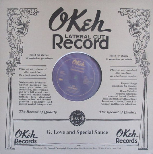 G. Love And Special Sauce* : Blues Music (12")