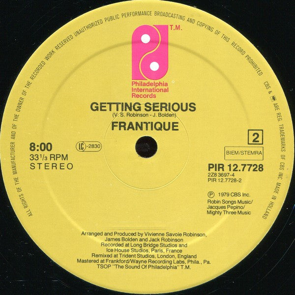 Frantique : Strut Your Funky Stuff (12", Maxi)