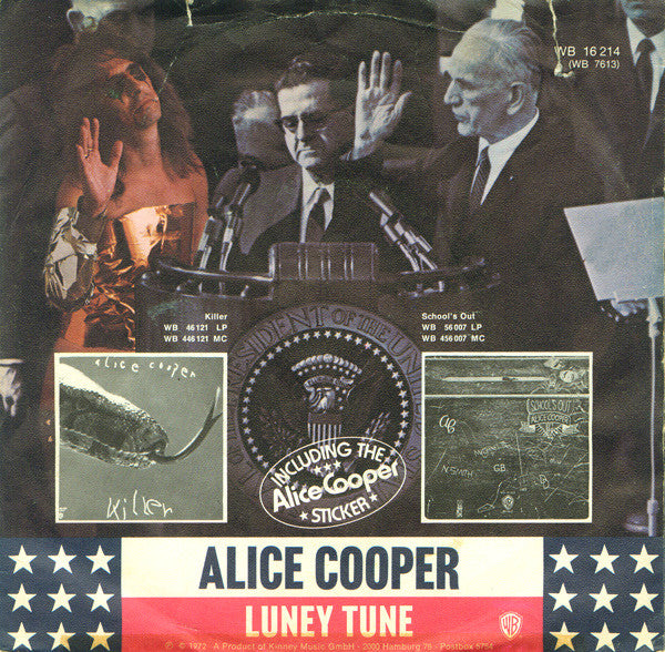 Alice Cooper : Elected! (7", Single, Sti)