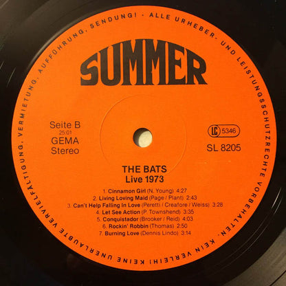 The Bats (3) : Live 1973 (LP)