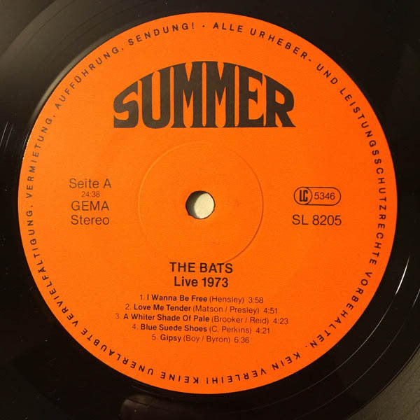 The Bats (3) : Live 1973 (LP)