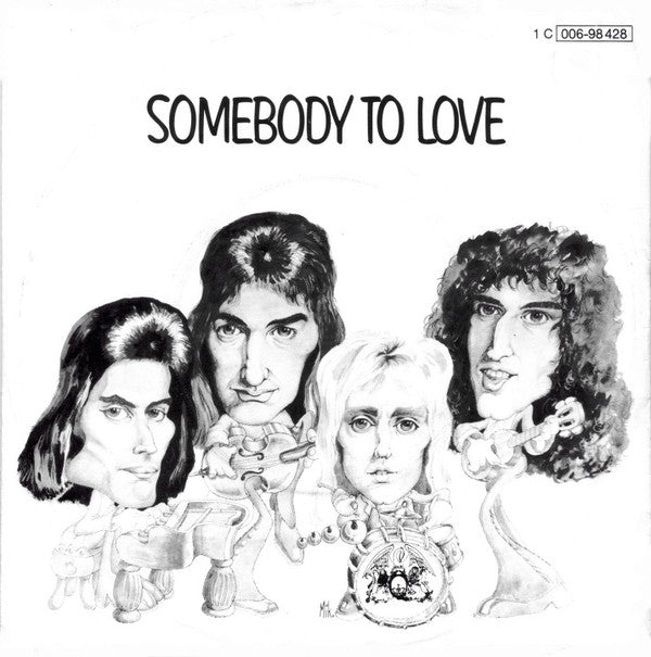 Queen : Somebody To Love (7", Single, EMI)