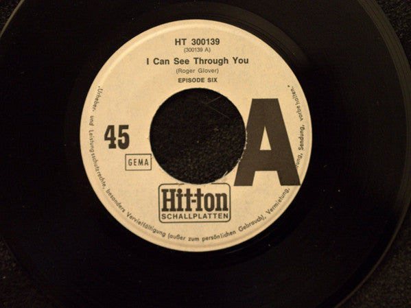 Episode Six : I Can See Through You (7", Single, Promo)
