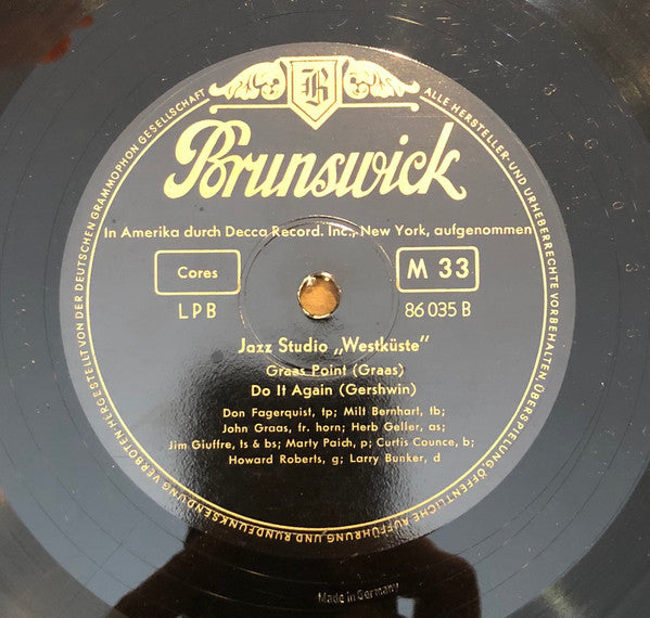 Various : Jazz Studio Westküste (10")
