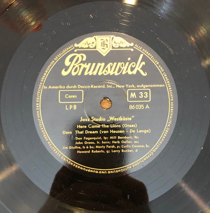 Various : Jazz Studio Westküste (10")