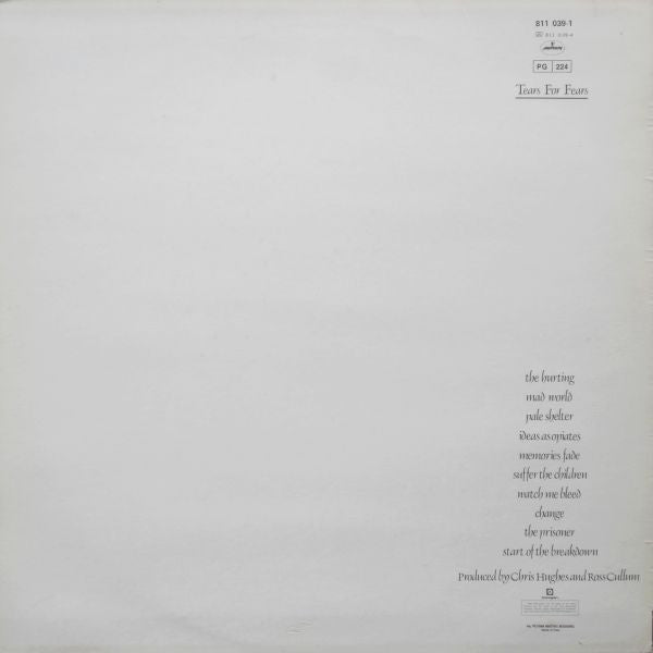 Tears For Fears : The Hurting (LP, Album)