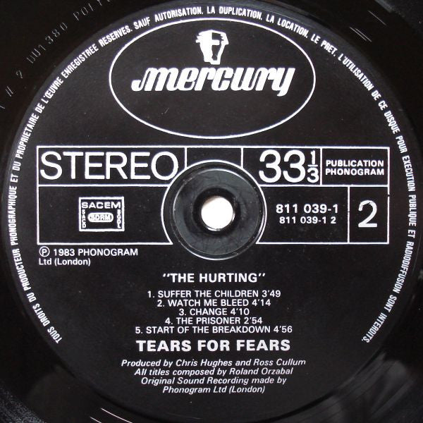 Tears For Fears : The Hurting (LP, Album)