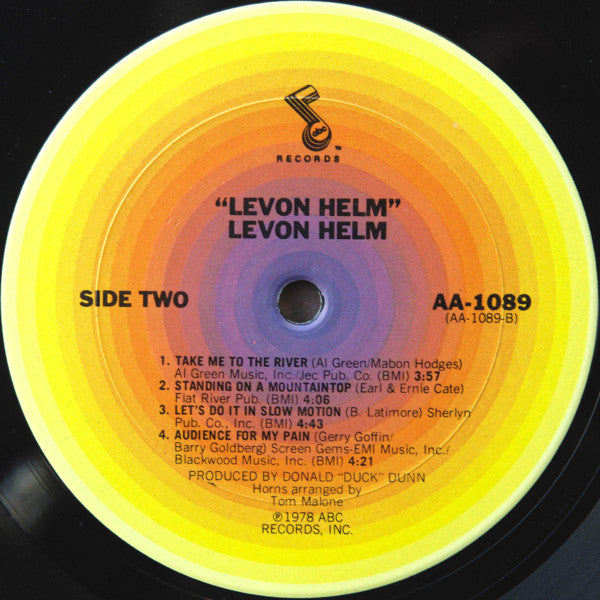 Levon Helm : Levon Helm (LP, Album, Pit)